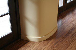 straw bale plaster curve