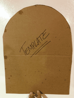 Cardboard template