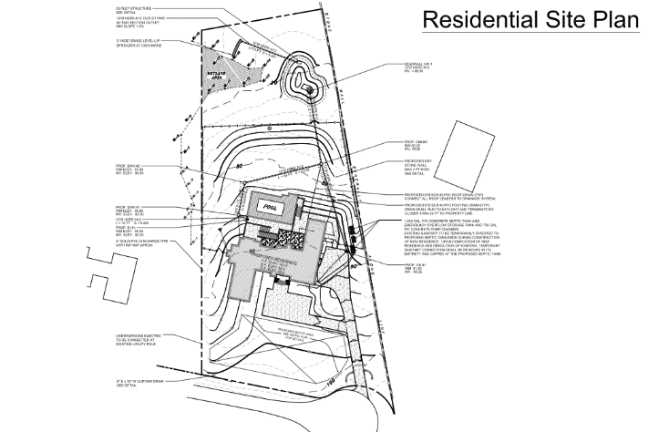 Residential Plot Plan Example
