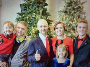 family Christmas photo