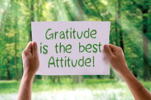 Time for the Attitude of Gratitude
