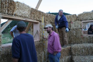 load bearing straw bale wall