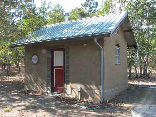 straw bale guest cabin